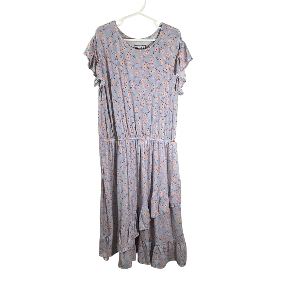 Bailey Lane Floral Ruffle Midi Dress